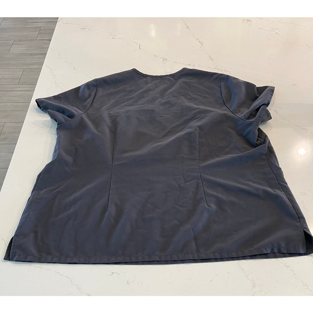 FIGS Catarina One-Pocket Scrub Top Gray Women's 4XL‎ - Picture 2 of 4